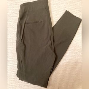 High waisted olive green skinny pants by ASOS